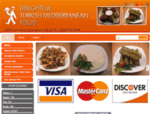 Tablet Screenshot of mediterraneanturkishfood.com